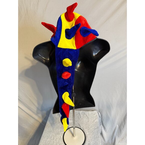 Tribello Dragon Tail Adult Spiked Horned Hat Colorful Cosplay Costume - Picture 3 of 3